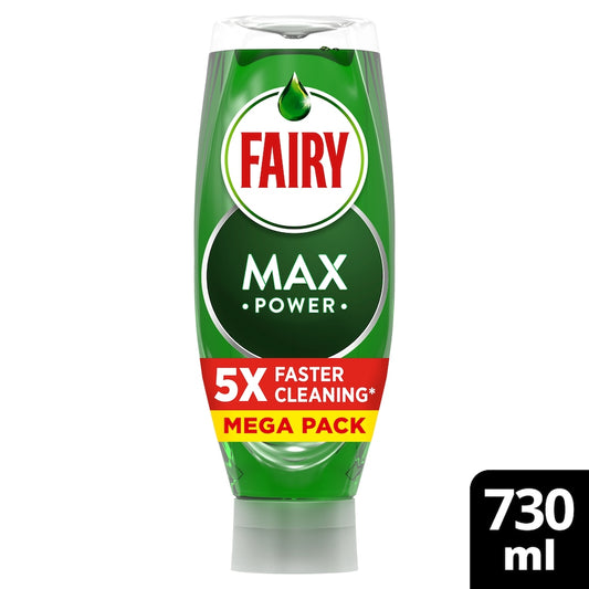 Fairy Washing Up Liquid Max Power Original 730ml