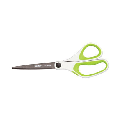 Scotch Titanium Scissors 200mm Green With Comfort Grip 1458T-Green
