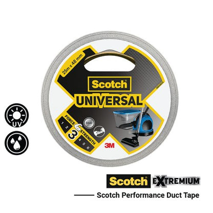Scotch Universal Duct Tape Silver 48 mm x 50m 7100205300