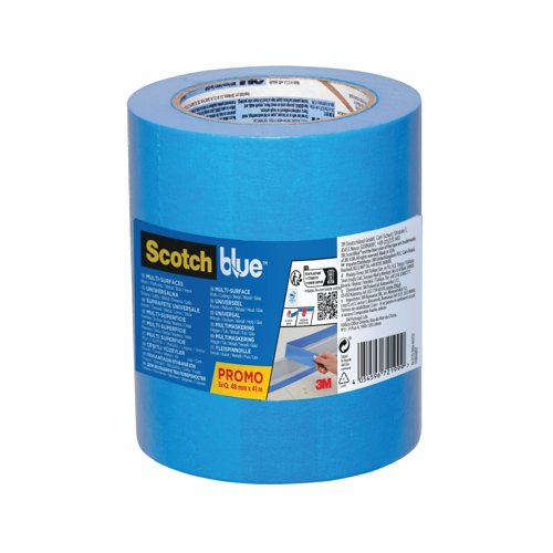 ScotchBlue Multi-Surface Masking Tape 48mmx41m (Pack of 3) 7100297338