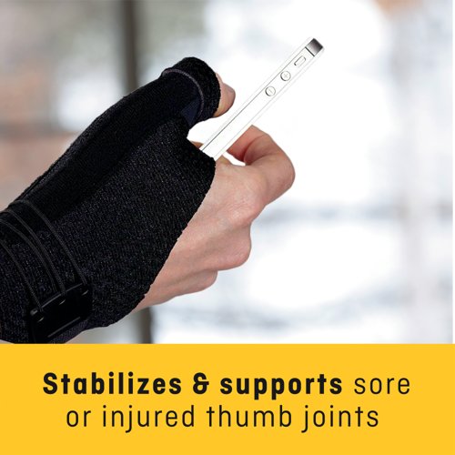 Futuro Deluxe Thumb Stabilizer Small-Medium 12.7-16.5cm Black 45843SPEI