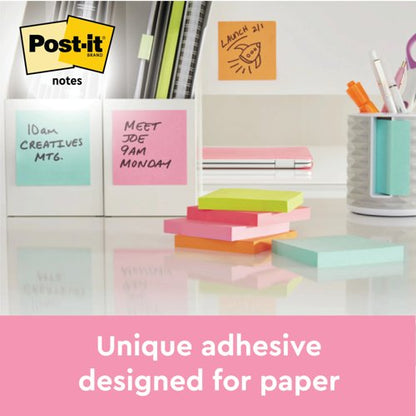 Post-it 38x51mm 100 Sheets Cardboard Packaging Beachside (Pack of 12) 7100259449