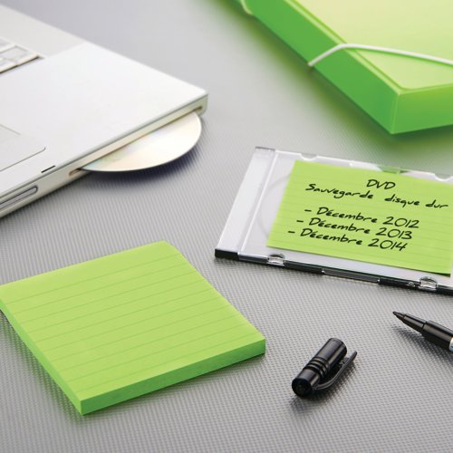 Post-It Super Sticky XL Notes 101x101mm Lined Rio (Pack of 6) 675-SS6-RIO