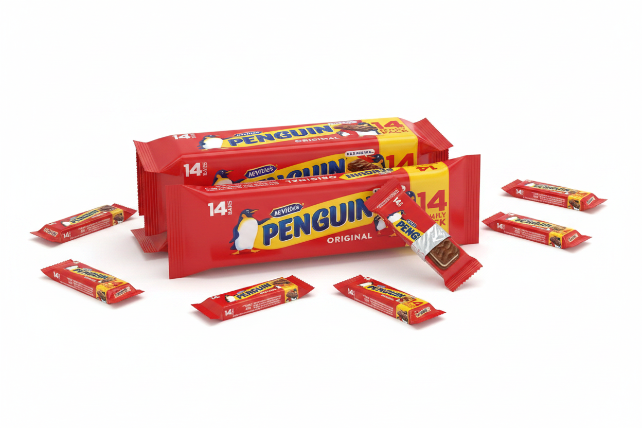 McVitie's Penguin Milk Chocolate Biscuit Bars (Pack of 14)