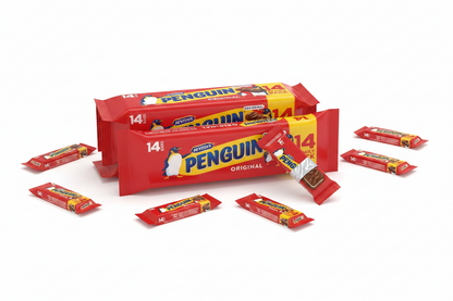 McVitie's Penguin Milk Chocolate Biscuit Bars (Pack of 14)