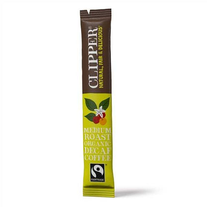 Clipper Fairtrade Organic Instant Freeze Dried Decaffeinated Individual Coffee Sticks 200's