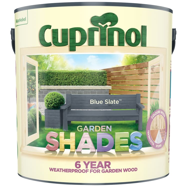 Cuprinol Garden Shades Wood Paint - Blue Slate - 2.5L