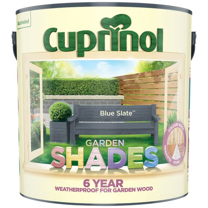 Cuprinol Garden Shades Wood Paint - Blue Slate - 2.5L