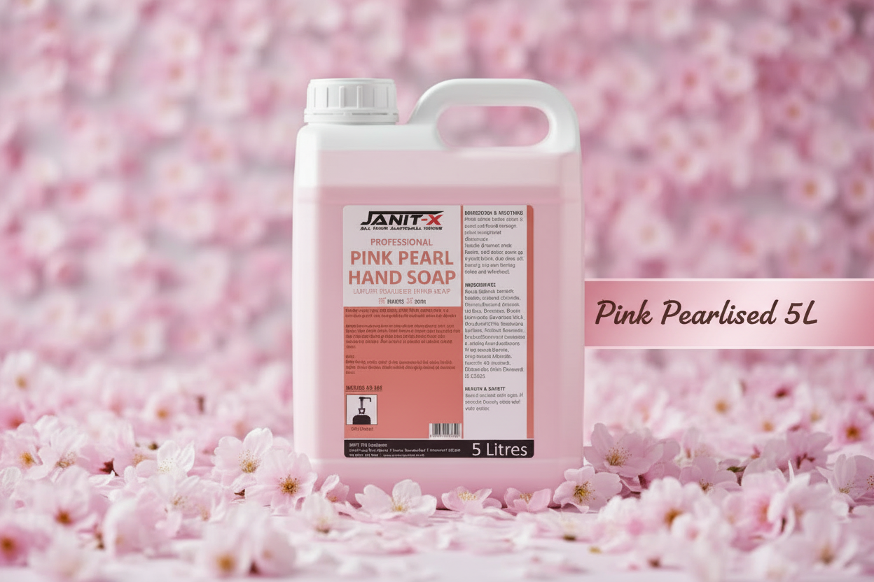 Janit-X Professional Luxury Pink Pearlised Hand Soap 5L Refill  Bottle