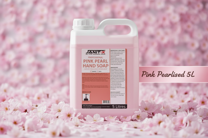 Janit-X Professional Luxury Pink Pearlised Hand Soap 5L Refill  Bottle