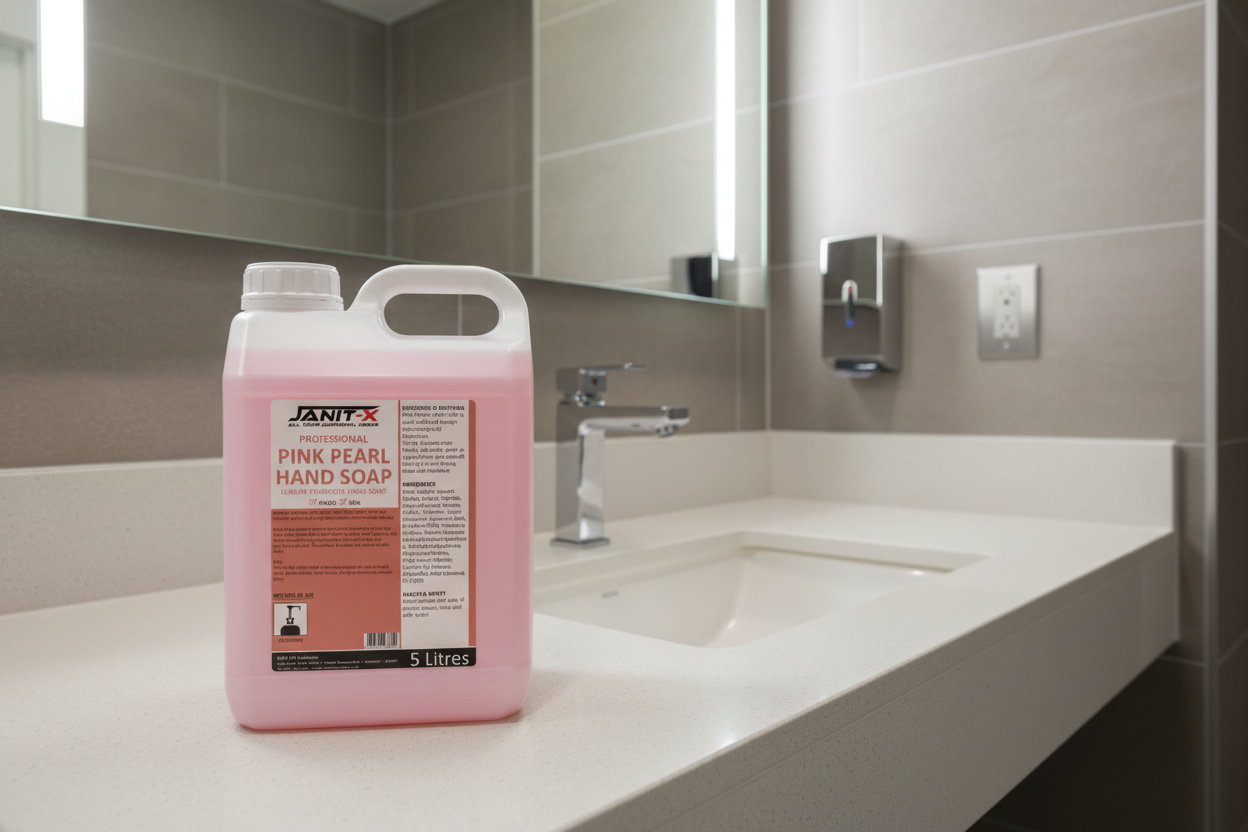 Janit-X Professional Luxury Pink Pearlised Hand Soap 5L Refill  Bottle