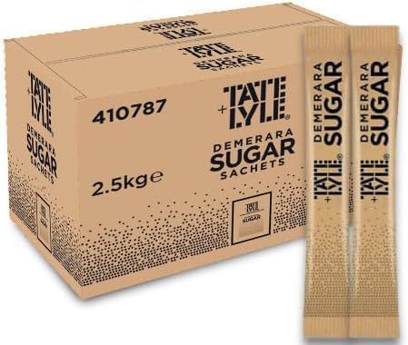 Tate & Lyle Demerara Sugar Sticks (Pack of 1000)