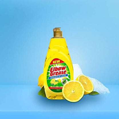 Elbow Grease Washing Up Liquid | Lemon | 1 x 600ml