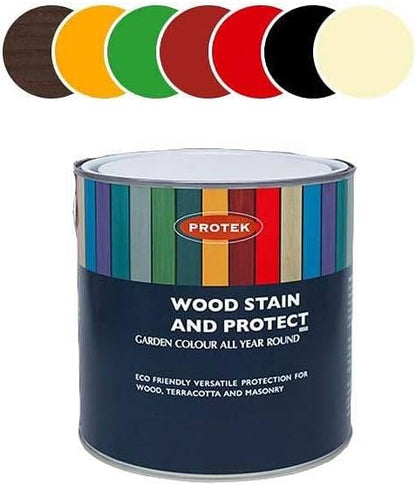 Protek Wood Stain And Protect - 1 Litre - Lilac