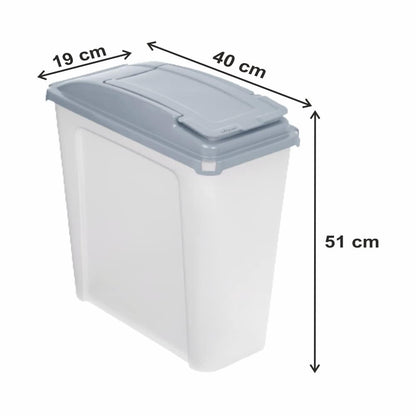 Wham Storage Cool Grey Container & Lid 25 Litre