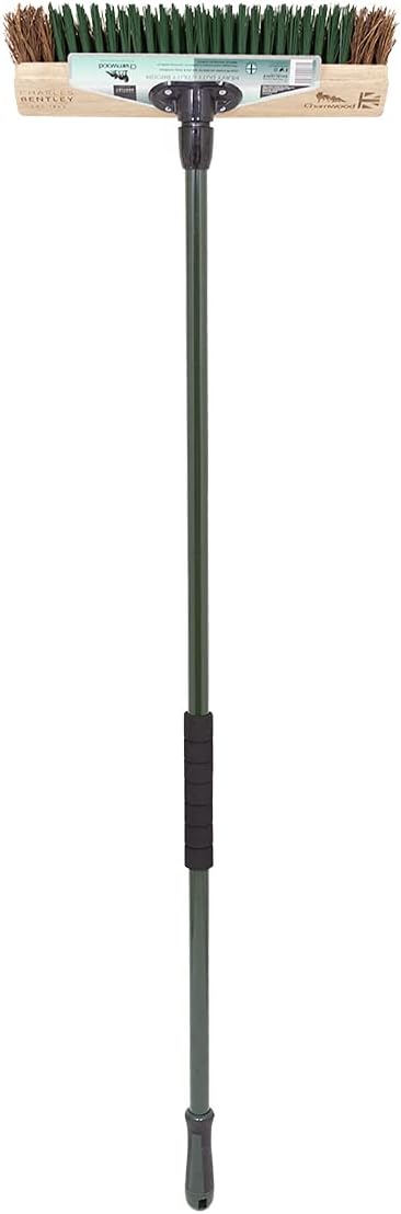 Charles Bentley Premium Charnwood Range | 16" Utility Broom with Scraper