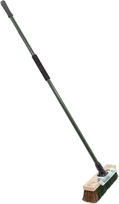 Charles Bentley Premium Charnwood Range | 16" Utility Broom with Scraper