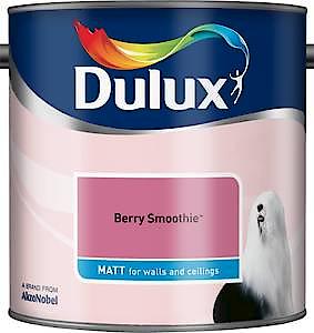 Dulux Matt Emulsion Paint For Walls And Ceilings - White Cotton 2.5 Litres