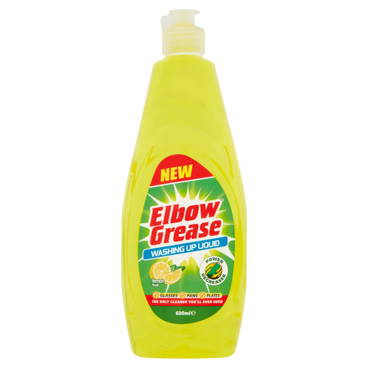 Elbow Grease Lemon Fresh Washing Up Liquid 600ml