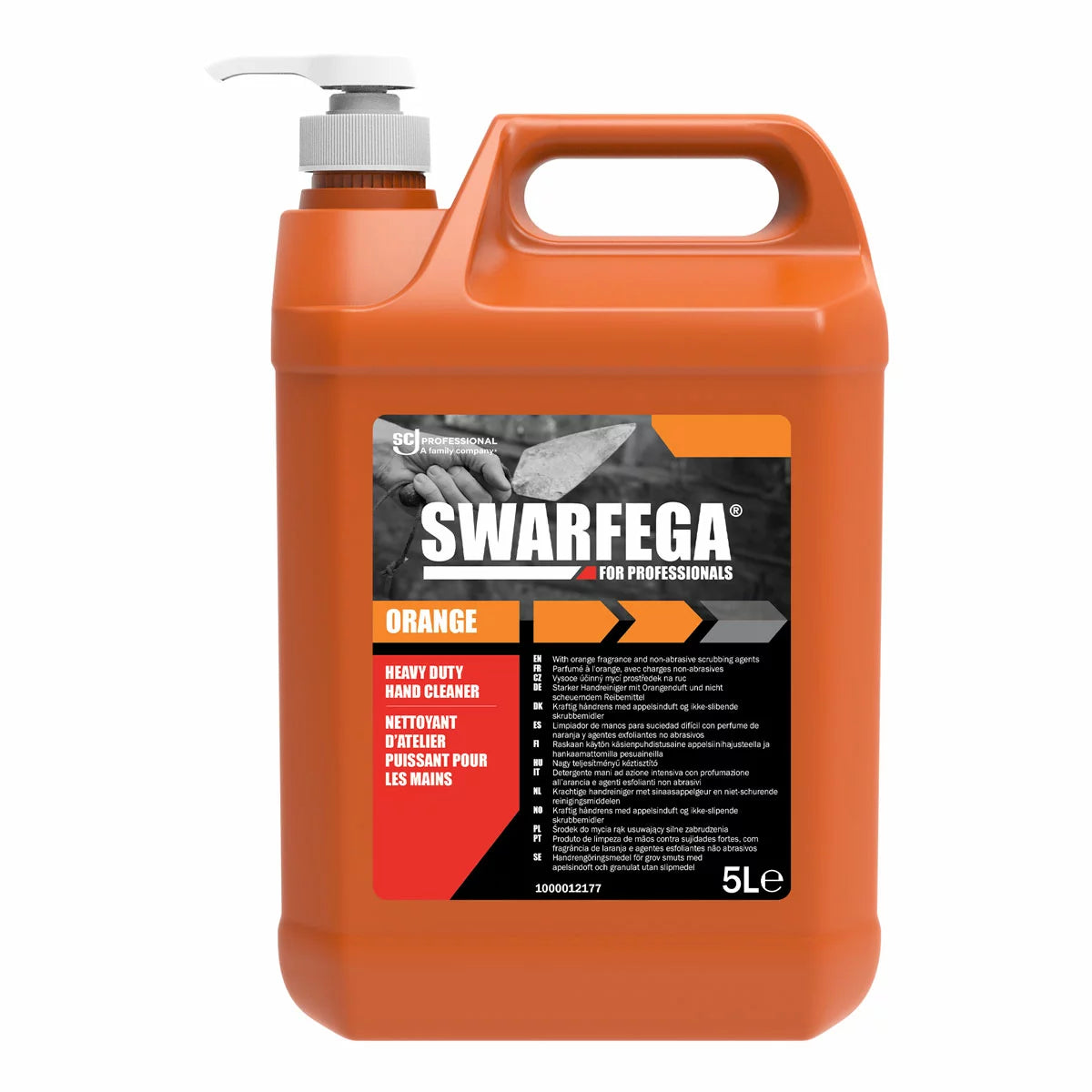 Swarfega Orange Hand Cleaner | Solvent Free | 4 Litre with Pump