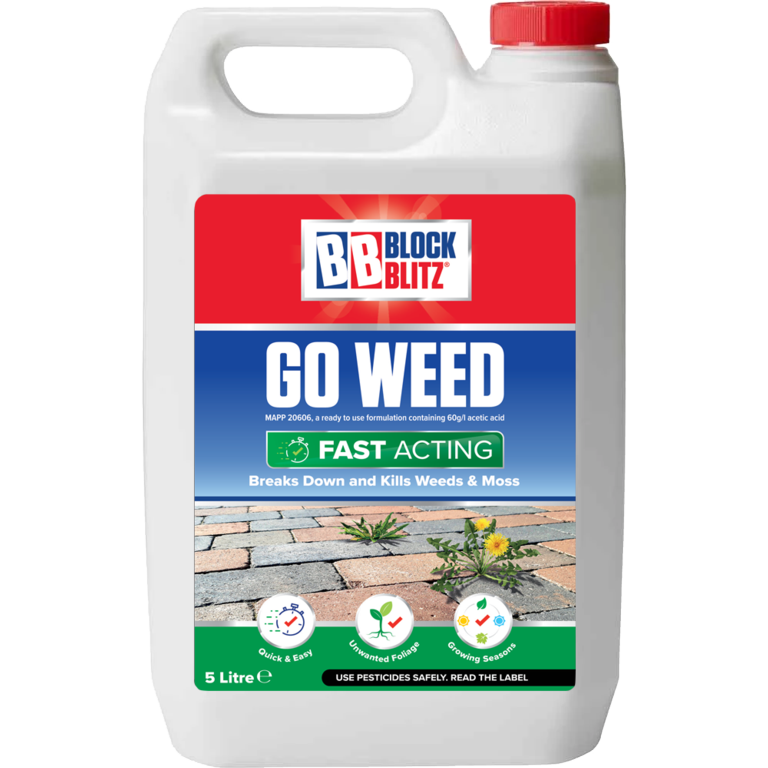 Block Blitz Go Weed | Fast Acting Weed Solution | 5 Litre