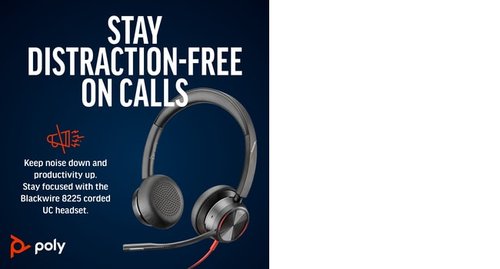 Poly Blackwire 8225 Stereo MS USB-C/A Headset 8X225AA