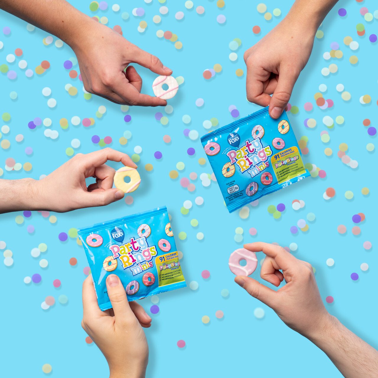 Fox's Mini Party Rings Biscuits Pack 40