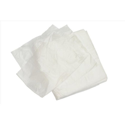 5 Star Light Duty Bin Liners 40 Litre Capacity White (Pack of 1000) 465136