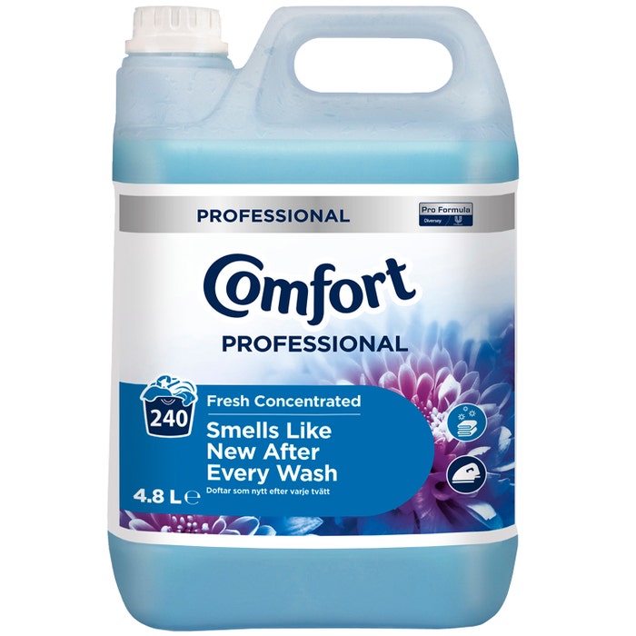 Comfort Professional Fresh Fabric Softener Highly Concentrated 4.8 Litre 240W