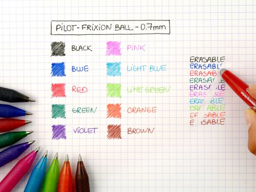 Pilot FriXion Erasable Rollerball Fine Black (Pack of 12) 224101201