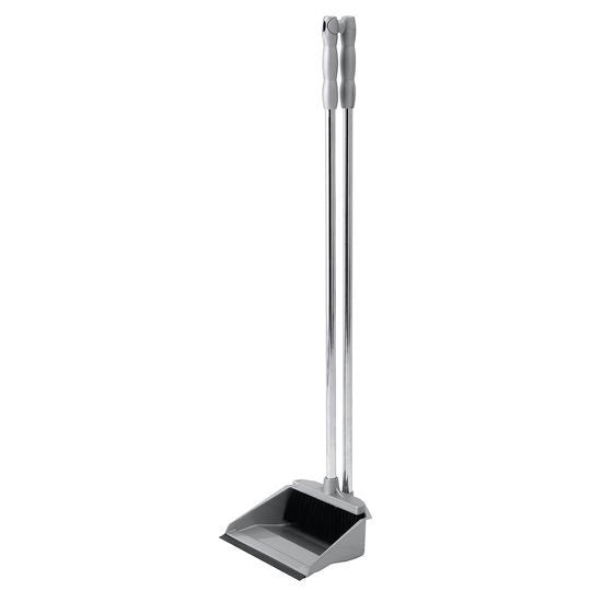 Addis Long Handled Dustpan and Brush Set Metallic 501043