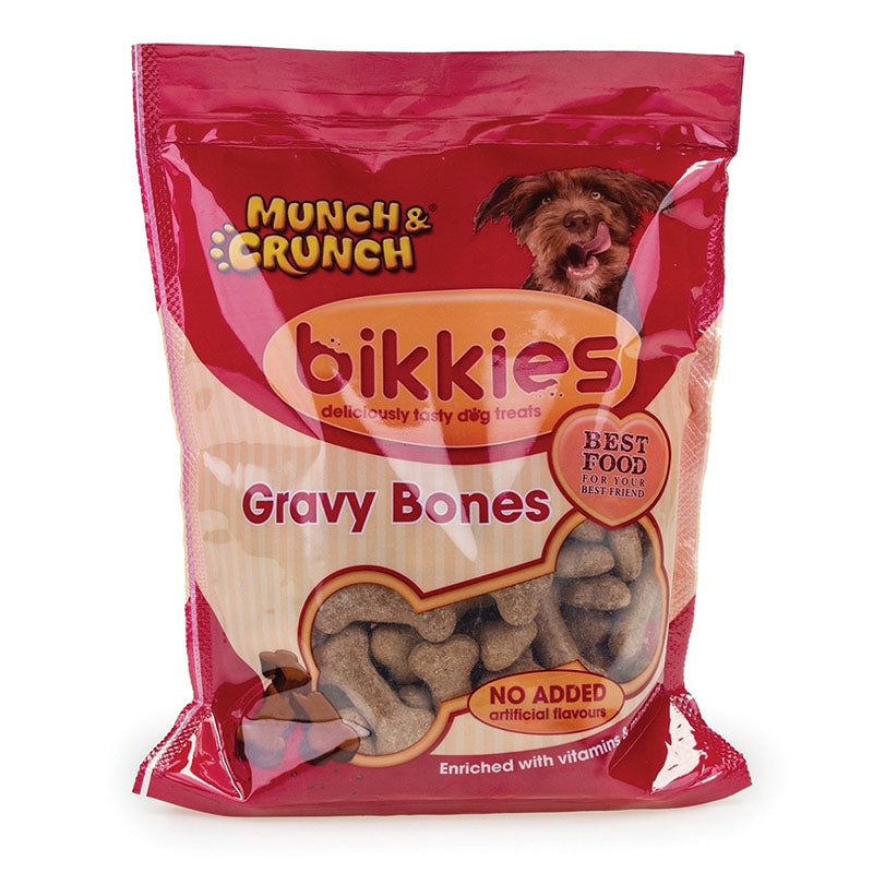 Munch & Crunch Bikkies Gravy Bones 350g