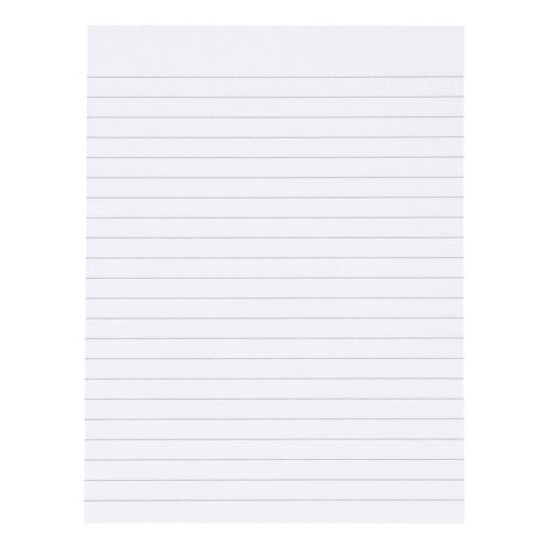 5 Star Memo Pad Headbound Ruled 160 Pages 60gsm 150x200mm White (Pack of 10) 505356