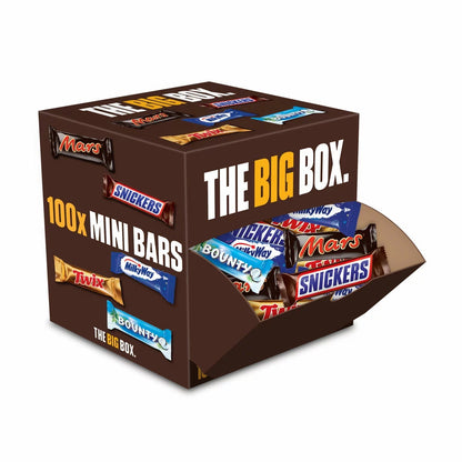 Mars The Big Box Fun Size Chocolate Bars | 1 x 100 Bars | 1.9kg Multipack