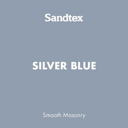 Sandtex Microseal Smooth Masonry Paint | Silver Blue | 5 Litre