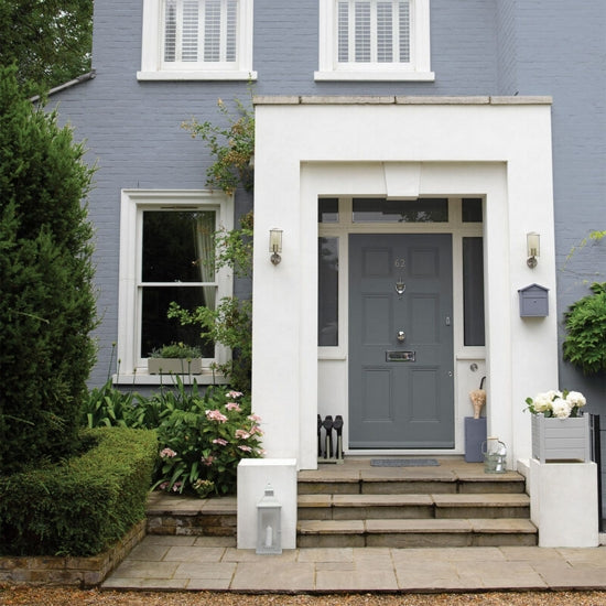 Sandtex Microseal Smooth Masonry Paint | Silver Blue | 5 Litre
