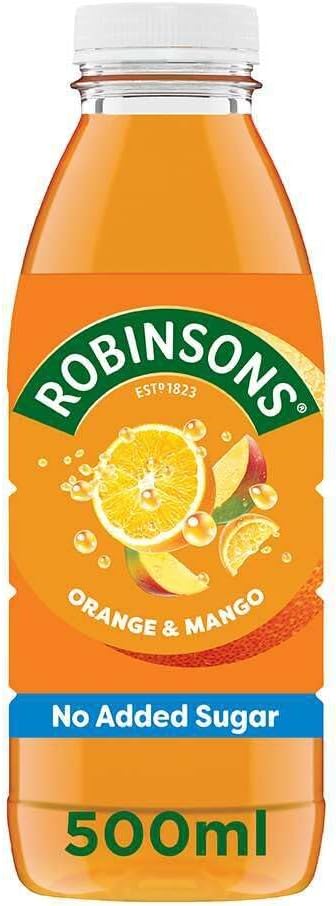 Robinsons RTD Orange & Mango Bottle 12 x 500ml