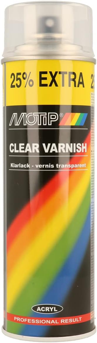 Motip Clear Varnish | Fast Drying | 1 x 500ml