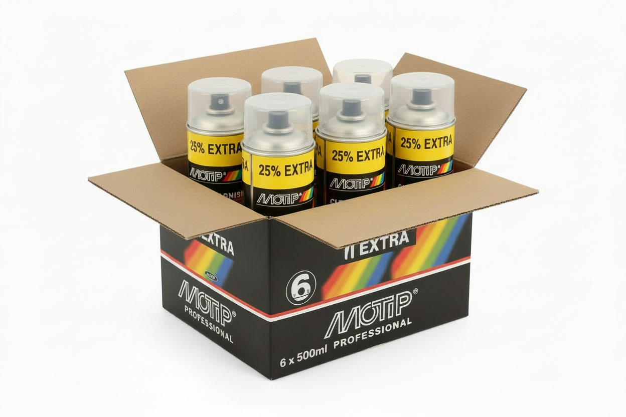 Motip Clear Varnish | Fast Drying | 1 x 500ml