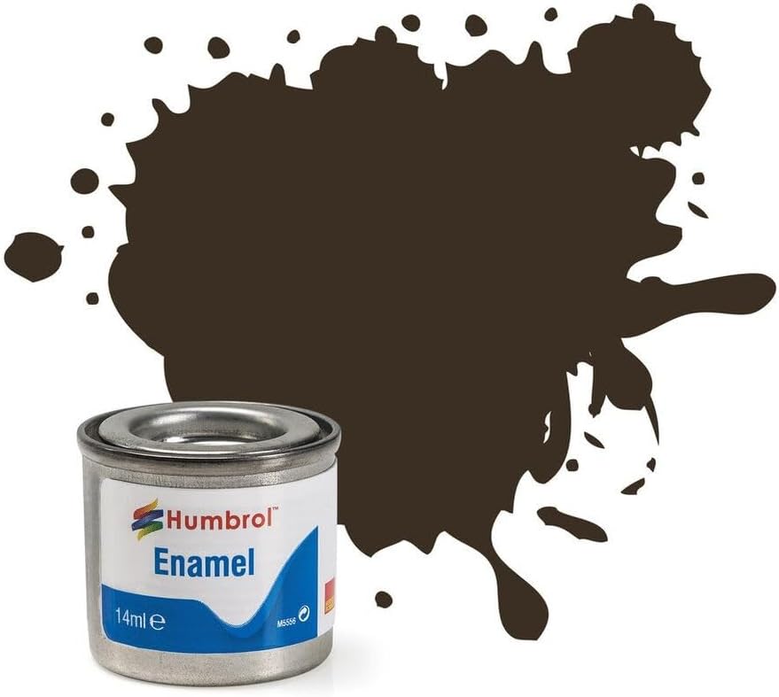 Humbrol Model Paint - Aa0117 No 10 Service Brown - Gloss 14Ml
