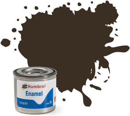 Humbrol Model Paint - Aa0117 No 10 Service Brown - Gloss 14Ml
