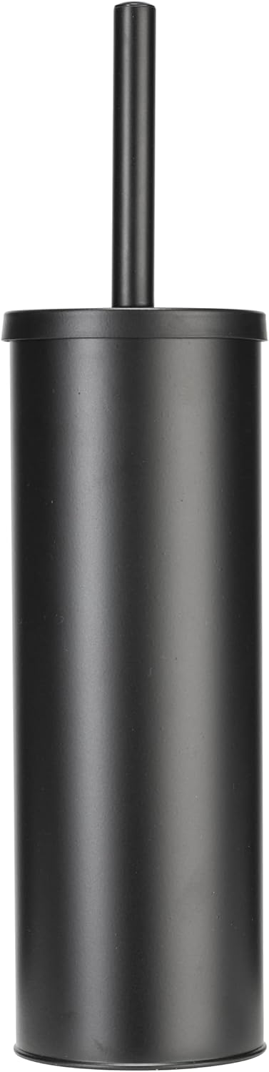 Croydex Toilet Holder with Brush Matt Black