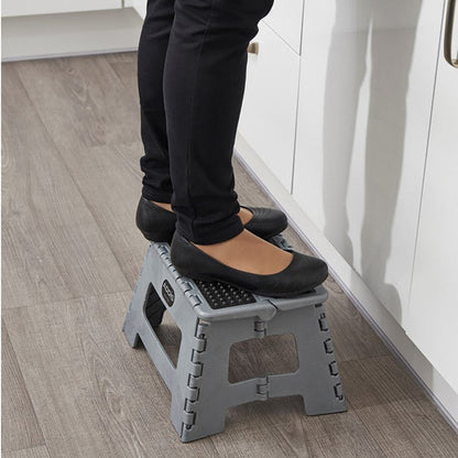 Addis Folding Step Stool Grey - NWT FM SOLUTIONS