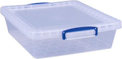 Really Useful Clear Plastic (Nestable) Storage Box 10.5 Litre