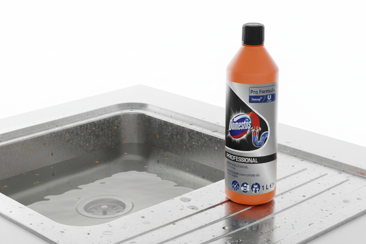 Domestos Diversey Professional Drain Unblocker Gel Fresh 1L