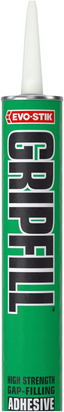 EVO-STIK GRIPFILL Gap Filling Adhesive | Bonds almost any surface | Buff 350ml
