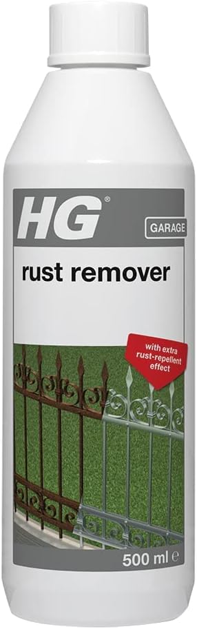 HG Rust Remover for Metal, Effective Rust Stain Remover & Repellent 500ml