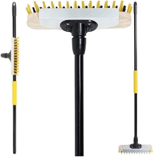 Bulldozer Deck scrub with handle