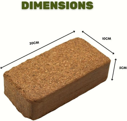 Coir Potting Mix Bricks | 100% natural and biodegradable | 650g