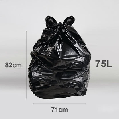 EcoBag 75L Super Strong Refuse Sacks, Heavy Duty Bin Bags | 1 x 40 Roll